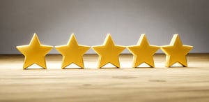 5 gold stars.